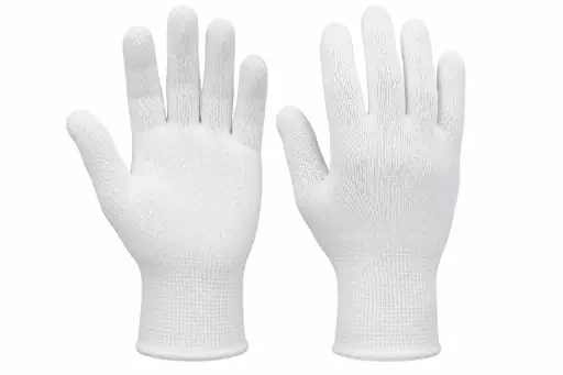 [GUA-NYL-BLA-07] CCR GUANTES DE NYLON BLANCOS TALLA 7