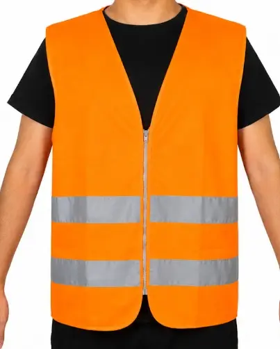 [CHA-C2-NAR-XL] CCR CHALECO REFLEJANTE COLOR NARANJA CLASE 2 TALLA XL