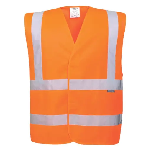 CCR CHALECO REFLEJANTE COLOR NARANJA CLASE 2 TALLA S