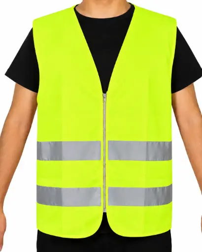 [CHA-C2-AMA-M] CCR CHALECO REFLEJANTE COLOR AMARILLO CLASE 2 TALLA M
